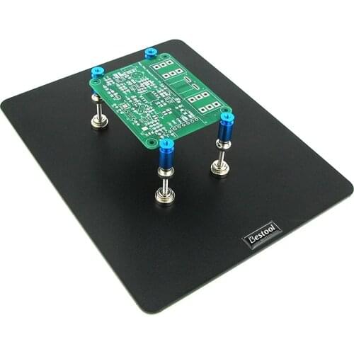Strong Magnetic PCB Holder Adjustable Printed Circuit Board Vise Fixture Jig Soldering Assembly Stand Clamp Movable Pillars