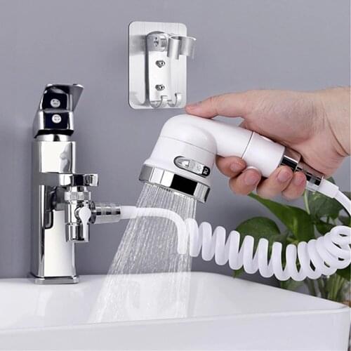 High-pressure shampoo shower head bathroom faucet external shower head handheld shampoo artifact 3 levels adjustable