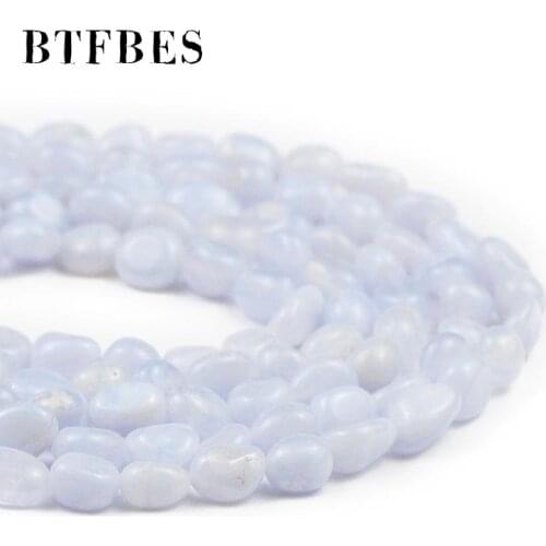 Irregular Natural Gravel Purple Blue lac agate beads 4~7mm spacers beads for Bracelet Necklace Jewelry making Wholesale DIY