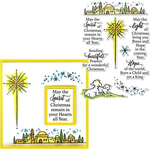 Sending Heartfelt Prayers Clear Stamp Warm Greetings Clear Transparent Silicone Stamps 2020 For DIY Card Making