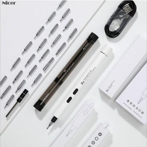 Precision Electric Screwdriver Mini Cordless Set USB rechargeable 22 Bits Drill For Phones Laptop Watch Devices Repairing