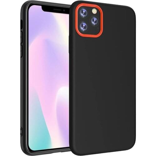 Dropshipping double color fancy silicone rubber phone case back cover for iphone 11 pro max 2019