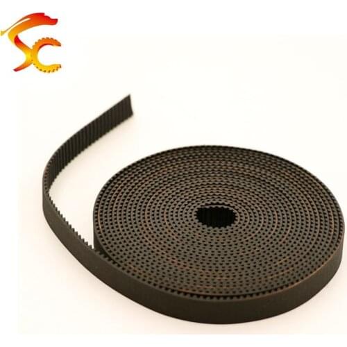 High quality 60Meters GT2 Timing belt 2GT 9MM Width 9mm rubber GT2 9MM open belt for 3D Printer Free shipping