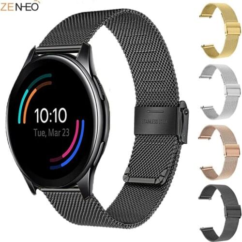 Milanese Steel Straps For Oneplus Watch Strap One plus Smartwatch Watchband Bracelet Replace Wristband For Oneplus strap Correa