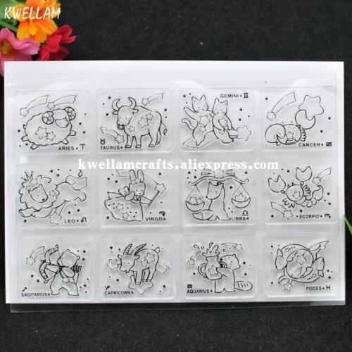 Constellation Scrapbook DIY photo cards rubber stamp clear stamp transparent stamp 11x16cm KW7122230