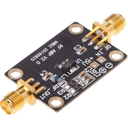 Ultra-Low Noise LNA 0.05-4G NF=0.6dB High Linearity RF Amplifier FM HF VHF/UHF Z07 Drop ship