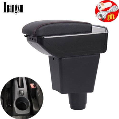 For Renault Logan 2 Armrest Box Logan 2 Universal Car Central Armrest Storage Box modification accessories