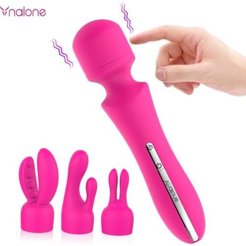 Nalone G-Spot AV Wand Magic Massager Dildo Vibrators Powerful Multi Speed Waterproof Sex Products Toys For Woman Masturbators