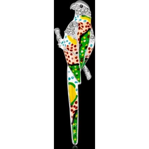Zlxgirl jewelry colorful Enamel birds animal hijab pins for mens jewelry womens kids Halloween Clothing accessories women pins