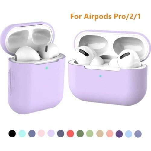 Silicone Protector Cover for Airpods pro 2 1 Air pods Case Cover earphone Accessories Airpods pro Airpods2 Apple Airpod pro case