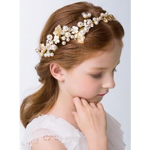 Sweet Sen Female Super Fairy Children Garland Headdress Cute Princess Girls Show Hair Accessories