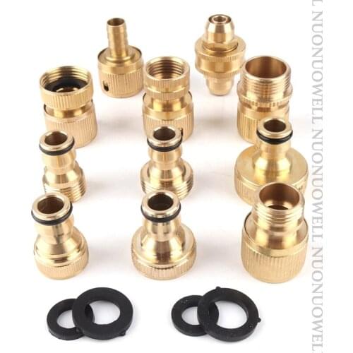 1pc Copper Thread Garden Water Quick Connector Garden Water Faucet Adapter Connector Hose End Connectors