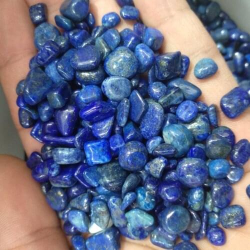100g natural blue lapis lazuli quartz crystal rough polished gravel specimen