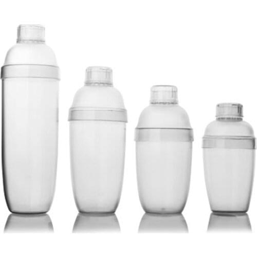 350ml/530ml/700ml/1000ml Plastic Martini Cocktail Shaker Wine Beverage Mixer Wine Shaker Drink Mixer Bar Tools