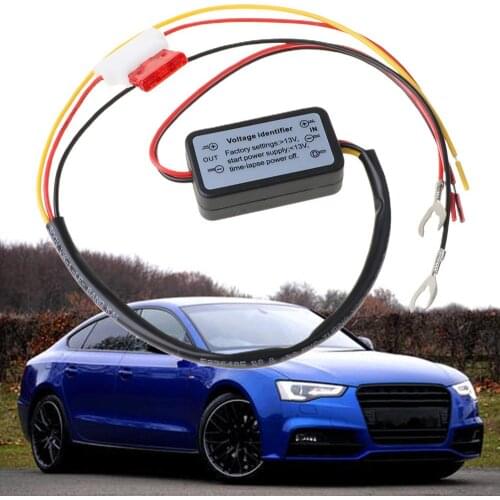 Car LED Daytime Running Light Relay Harness DRL ControlL ON/OFF Automatic