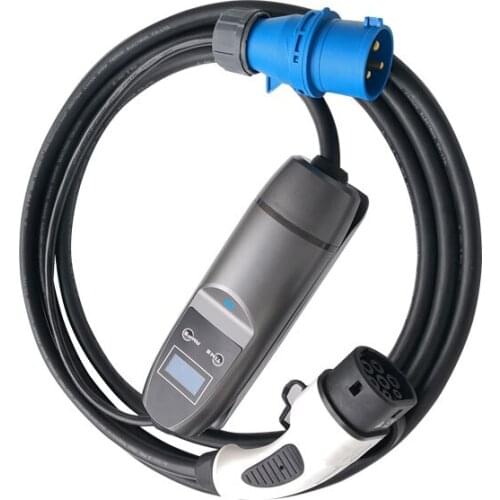 Lead free 8a 10a 16a ev charging station with type2 plug ev wall box vehicle charger