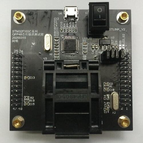 GD32 STM32L1/F Chip Programming Downloader Test Programming Socket IC Programming Socket LQFP48