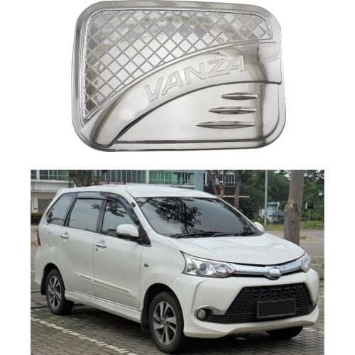 For Toyota Daihatsu Xenia F653 F654RM Avanza 2015 2016 2017 2018 ABS Chrome Car accessories Styling Auto Oil Fuel Tank Cover
