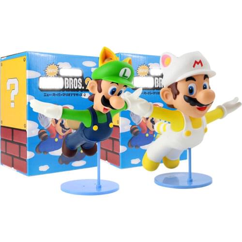 22cm Hot Game Cartoon White hat Figurine PVC Figure toys For Kids Birthday Gift