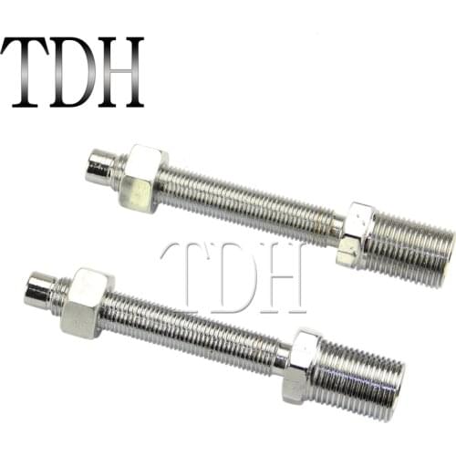 Chrome Motorcycle CNC Adjustable Suspension 1"- 2" Rear Slam Lowering Kit For Harley Softail Fatboy Frame Bikes 2000-2015