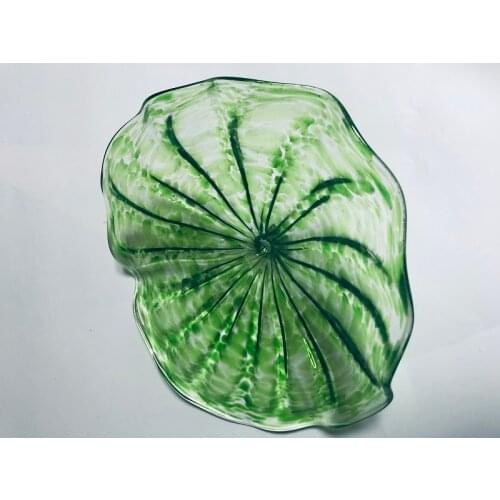 Wall Hanging Lamp Glosy Glass Art Stained Glass Decorative Murano Handmade Glass Plates