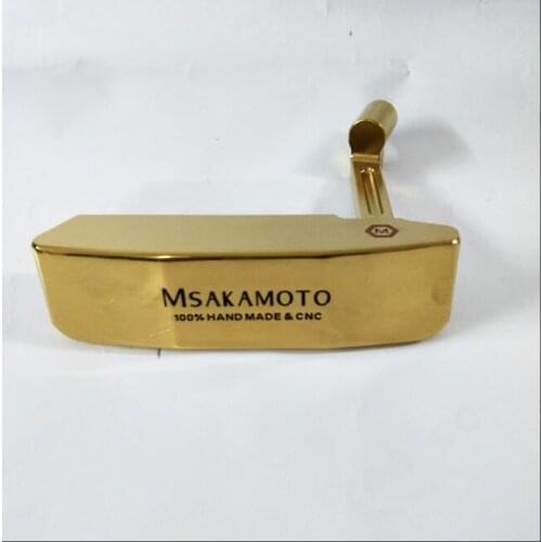 New Golf clubs MSAKMOTO Gold Golf putter head Golf heads no Clubs shaft