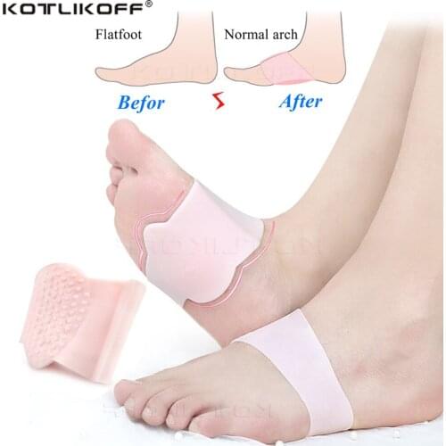 Gel Flat Feet Arch Support Orthopedic Insoles Pads For Shoes Men Women Foot Valgus Varus Sports Insoles Shoe Inserts Accessories