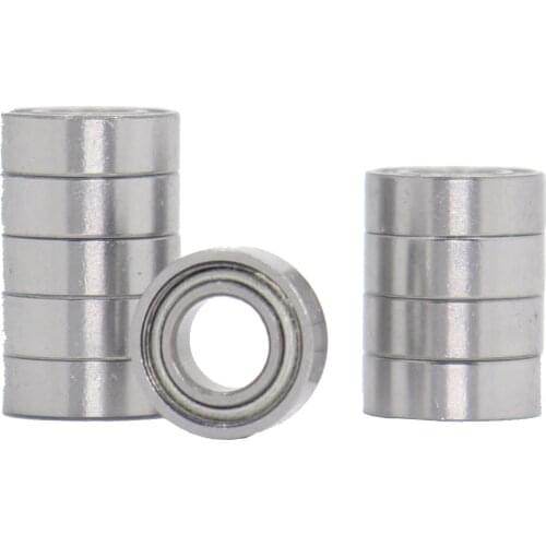 R166ZZ Bearing ABEC-1 (10PCS) 3/16"x3/8"x1/8" inch Miniature R166 ZZ Ball Bearings RC Model Parts