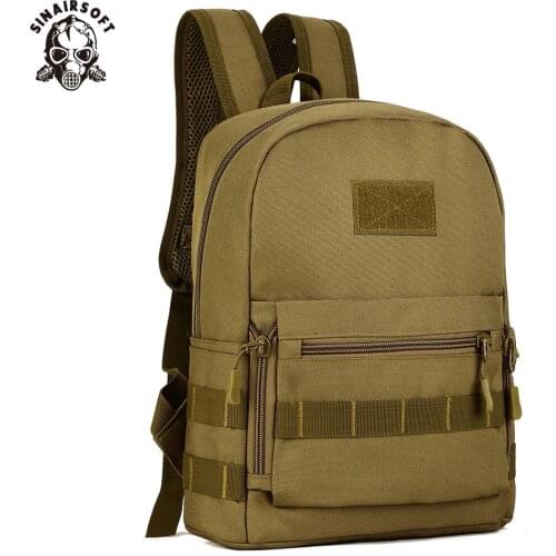 SINAIRSOFT Tactical Backpack 10L Mini Military Molle Nylon Rucksack Camouflage Portable School Bag Camping Hunting Sport Bags