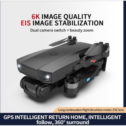 S1 Drone With 25mins Flight Time Camera Drone Equipped With 6K HD Dual Camera GPS 5G FPV Brushless Foldable Professional Drone