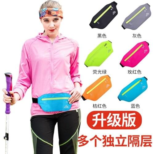 Sports Outdoor Running Waistbag Fashion Waterproof Mobile Phone Fanny Pack Men and Women Belt Bags Purse Sac Crossbody waist bag
