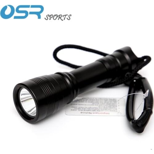 Scuba diving waterproof light with tail magnetic switch under water 200m