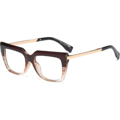 Veshion Retro Square Glasses Frames Men Women Optical Fashion Computer Glasses