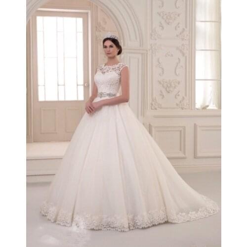 Vestido De Noiva Com Renda Vintage Lace Wedding Dress A Line Wedding Dresses Bridal Gowns Robe De Mariage Cheap