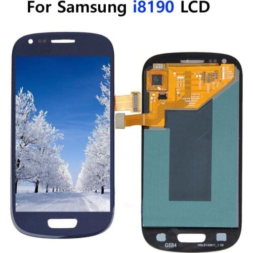 Burn Shadow For Samsung S3mini i8190 LCD For Samsung Galaxy S3mini Display LCD Screen Touch Digitizer Assembly