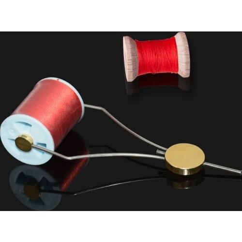 2pcs Fly Tying Bobbin Holder Disc Bobbin Holder Fly Fishing Fly Tying Tools