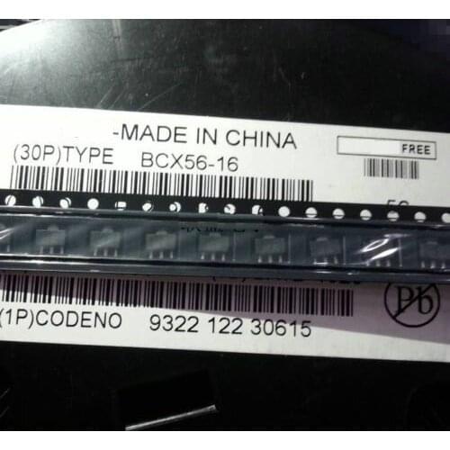 50PCS BCX56-16 TRANSISTOR NPN 80V 1A SOT89 NEW