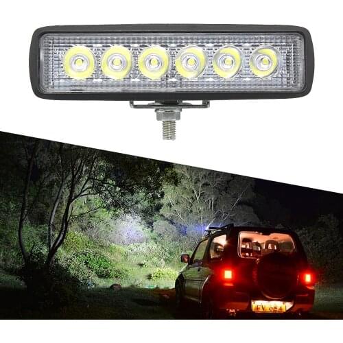 6 Inch LED Light Bar Car Work Lamp Spotlight 12V For 4x4 4WD Offroad SUV ATV Motorcycle Truck Tractor Daytime Running Light