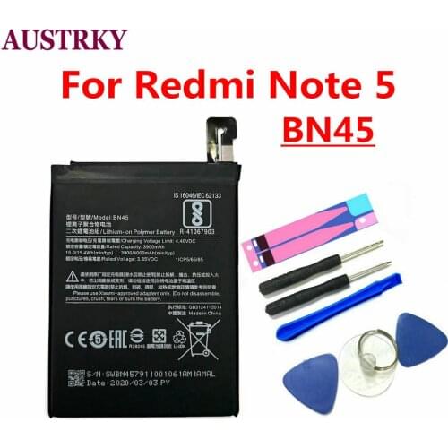 AUSTRKY Xiaomi Redmi 5 Phone Batteries