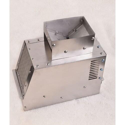 Small Grain Winnower Electric Grain Thrower Blown Shell Separator Birds Feed Winnowing Machine Wind Sheller Selection 110-240V