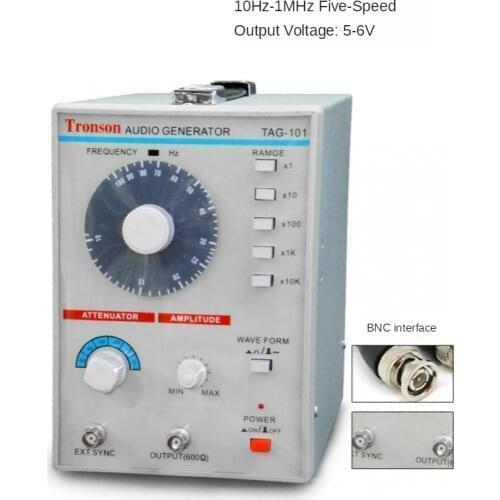 TAG-101 Signal Generator Low Frequency Function Generator Digital Audio Generator Function Measurement Ac 100-240V
