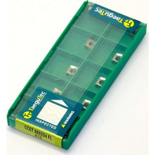 CCGT060204 FL K10 10pcs/lot TaeguTec External Turning Lathe Carbide Inserts