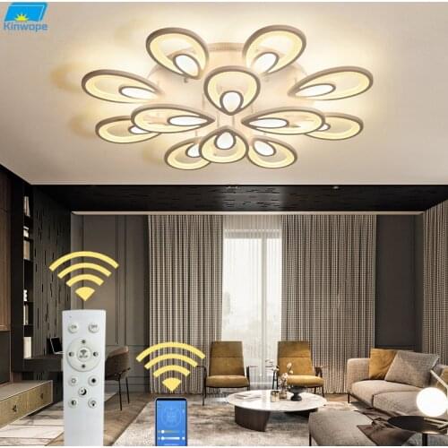 Living Room Lamp Modern Minimalist Led Ceiling Lamp Living Room Bedroom AC85v-265V Smart APP Remote Control Ceiling Lamp