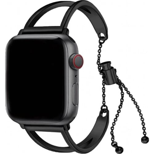 Metal Women Bracelet Band for Apple Watch 40mm 44mm 38mm 42mm Stainless Steel Strap Fit IWatch Series 6 SE 5 4 3 Wristbands