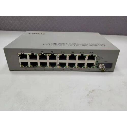 MST1000MS-16 Gigabit Ethernet Media Converter 10/100Base-Tx to 1000Base-Fx Single Mode Dual Fiber SC 20KM 1310nm FTTH device