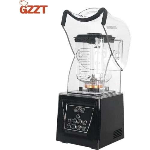 GZZT 2L Fruit and Vegetable Juicer Machine Sound Insulation With 304 Stainless Commercial Blender Multifunctional Household