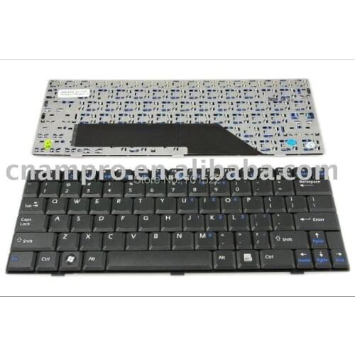 New Notebook Laptop keyboard for MSI Wind U100 Black US Version - V022340BS1 US, KB-RG-02232-2B-S1-US