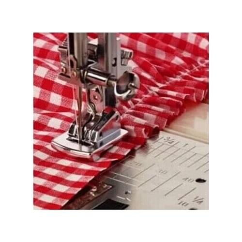 Sliver Rolled Hem Curling foot Household Sewing Machine Parts Presser Foot P60502(#200003102)/Double Gathering Foot snap on foot