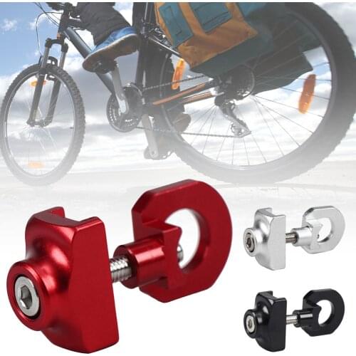 Professional Bicycle Chain Adjuster Tensioner Fastener Aluminum Alloy Bolt For BMX Holder Bike Single Speed Bicycle Bolt Screw