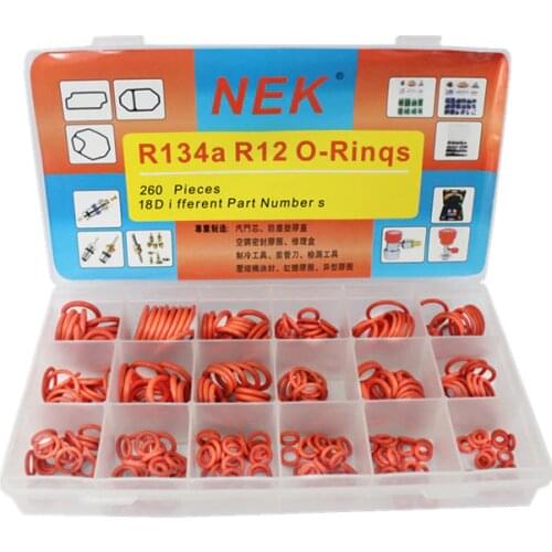O-rings for air conditioners, HNBR/NBR O-rings seals are used for compressors, expansion valves, condensers, A/C pipe joint